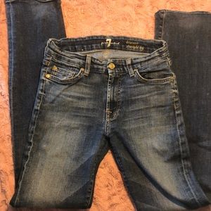 7 for all mankind straight leg jeans